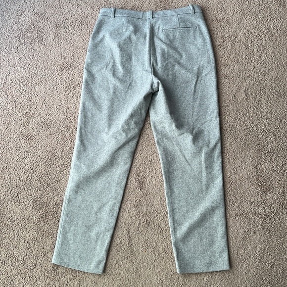 Wilfred Aritzia Grey Wool Blend Zip Pocket Trouser Pants - Picture 2 of 9